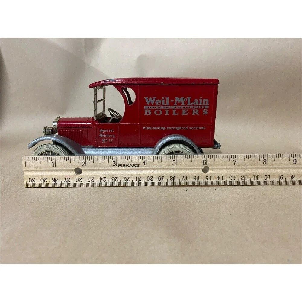 VTG ERTL DIECAST 1923‎ CHEVROLET DELIVERY VAN BANK- WEIL-McLain